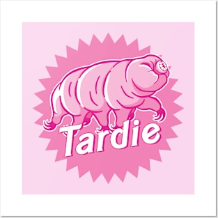 Tardie the Pink Tardigrade Posters and Art